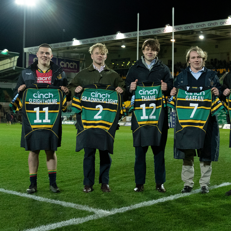 SaintsRugby's tweet photo. Graduating 😇

Joseph Gaffan
Aston Gradwick-Light
Archie Kean
George Patten #2047
Frankie Sleightholme #2049
Nick Tarr
Toby Thame
Craig Wright

Congratulations to the eight @SaintsRugbyAcad lads who have penned full-time contracts with the Club 👏