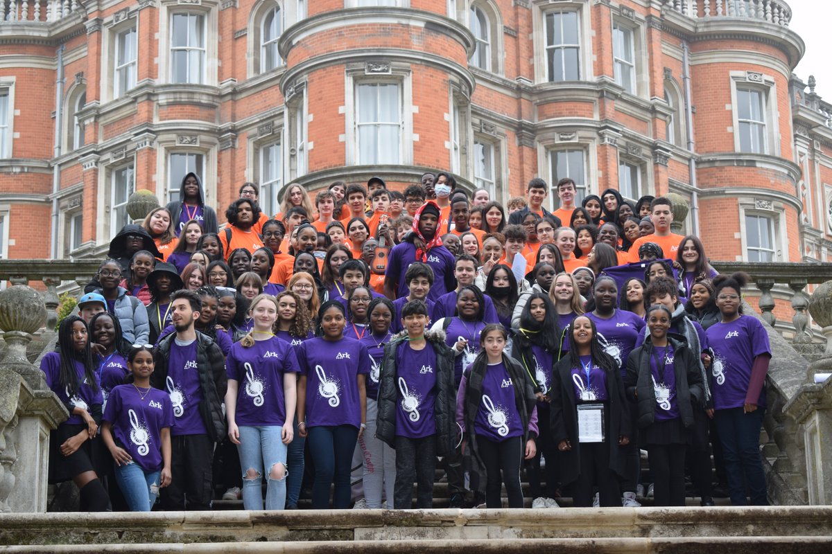 ARKSchoolsMusic's tweet photo. It's been just under a week since 100 @ArkSchools students went to @RoyalHolloway for a weekend of music-making, team-building activities, &amp; many incredible performances. We're so excited to be bringing these students to the @BarbicanCentre for the #ArkMusicGala2022 in June! https://t.co/9vuUVkPzr0