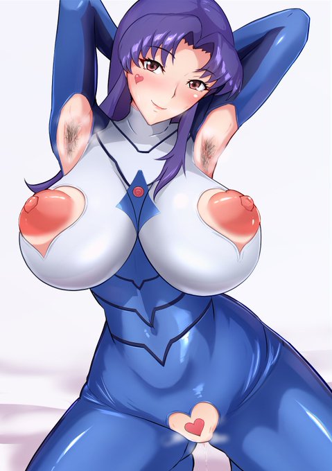 うわキツなサービス、サービス♪をするミサトさん 