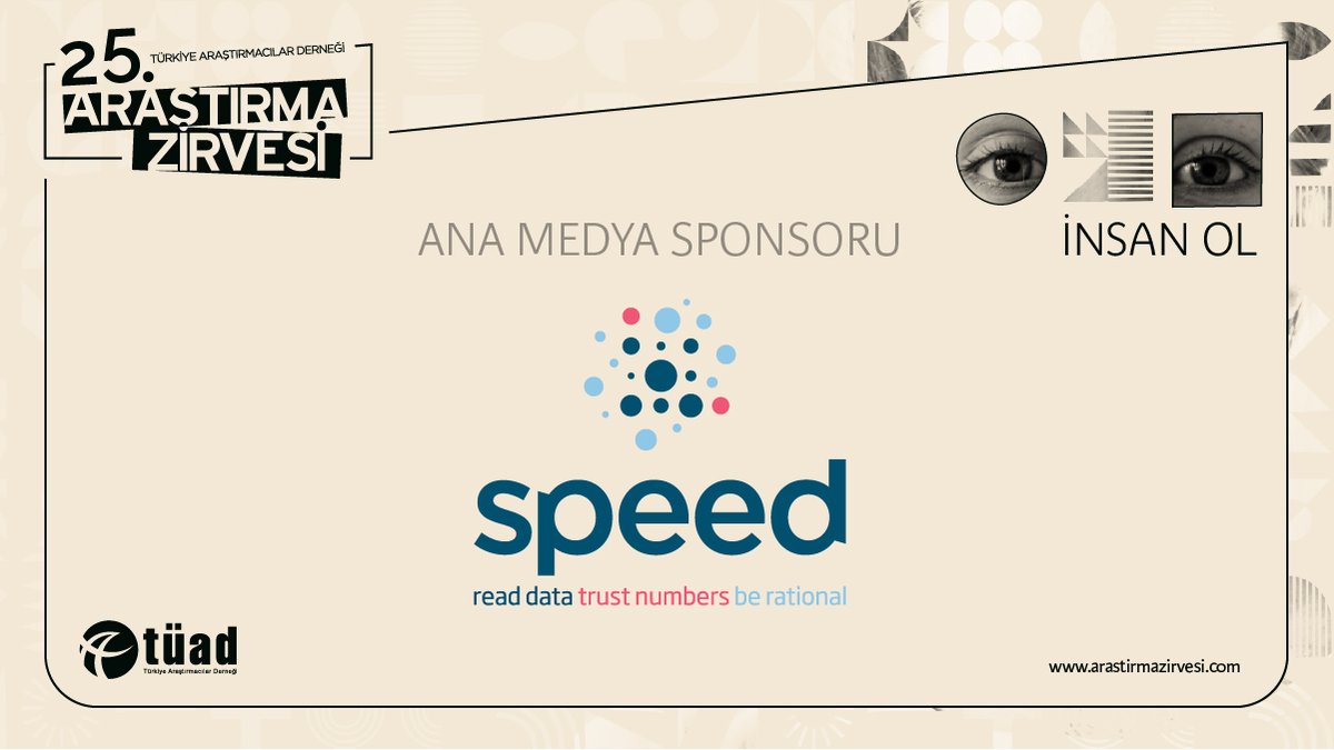 arastirmazirvesi.com 
6 ve 7 Nisan'da "İNSAN OL" teması ile dijital olarak gerçekleştireceğimiz 25.Araştırma Zirvesi'nin "Medya Ana Sponsoru"  <a href="/speedmedya/">Speed Medya</a>   #AraştırmaZirvesi #İnsanOl #6ve7Nisan #DijitalEtkinlik #ResearchSummit #BeHuman #DigitalEvent #6and7April