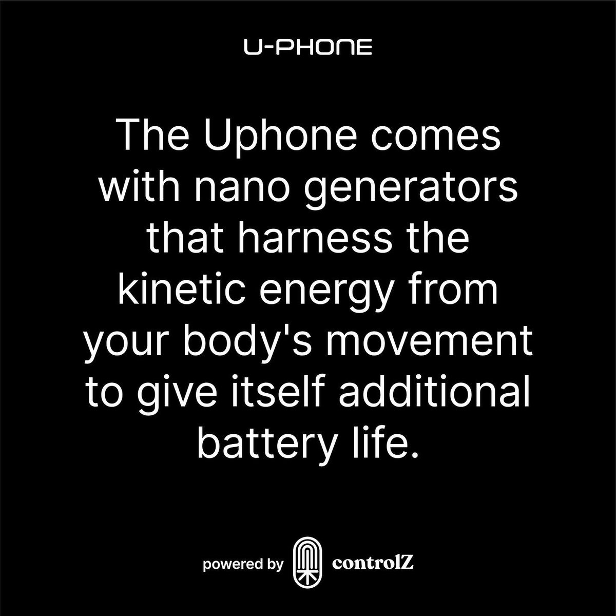 controlZ_world's tweet photo. comes with small generators that can turn any movement you do into battery power giving itself upto five hours of additional battery life. No more tangled charger wires to deal with. The future, as we mentioned, is here.
#Undophone #1stBiodegradablePhone https://t.co/ocQiJ4KxIQ