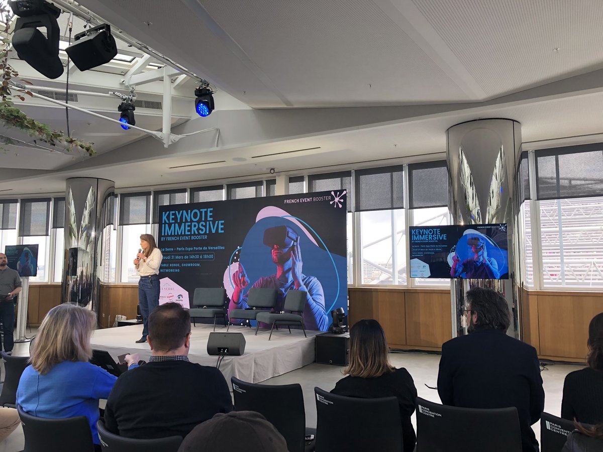 Kicking off #KeynoteImmersive by <a href="/FrEventBooster/">French Event Booster</a> : learning about how immersive technologies create experiences at live events, connecting with startups and smart networking with <a href="/e180/">Braindate</a>