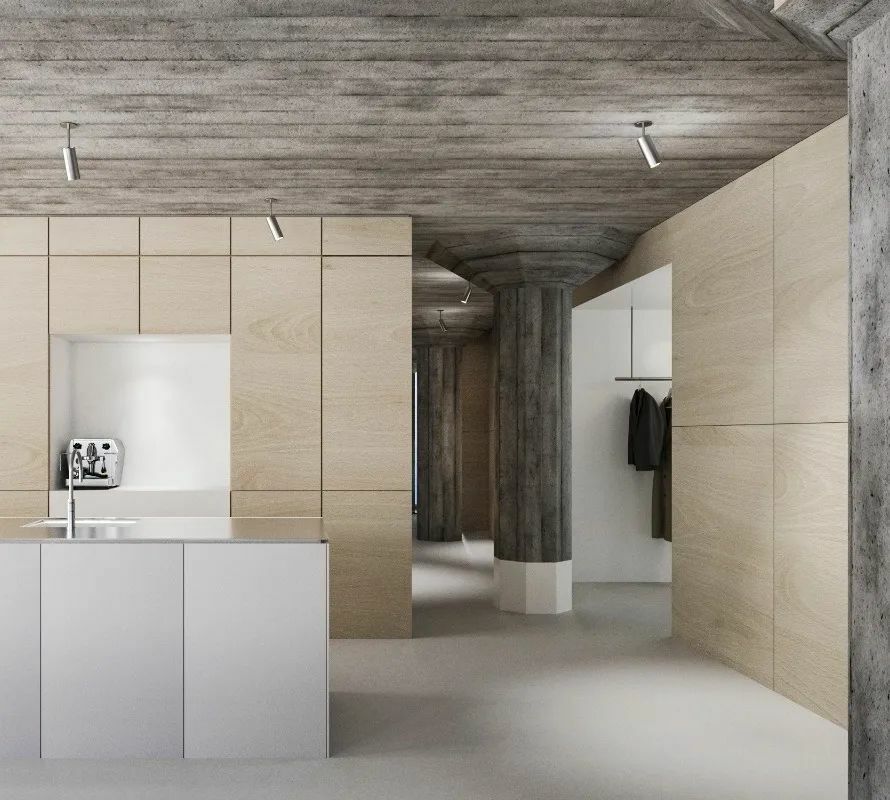 VKVvisuals's tweet photo. A study in Minimalism, kitchen design by architect #donaldosborne for an appartment in historic factory re-development @demeelfabriek.
.
.
.
.
#demeelfabriek #demeelfabriekleiden #historicbuilding #heritage #industrial #loft #donaldosborne #vkvvisuals #interiordesign #minima… https://t.co/9ryxcP25Oe