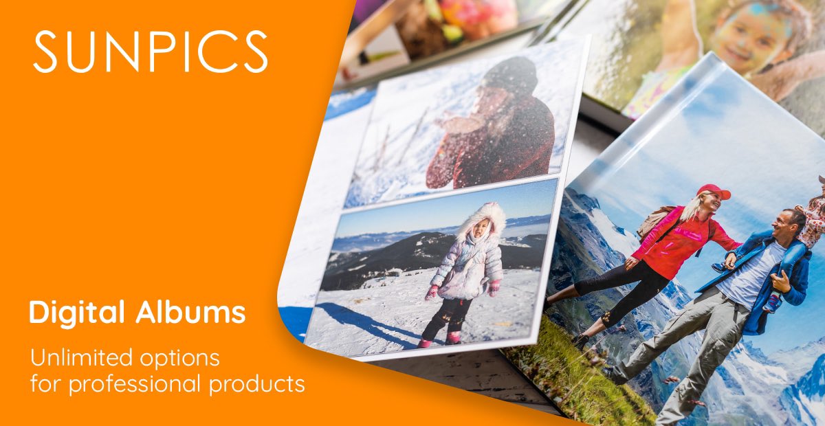 AdigitalBook's tweet image. We know that clients can be very creative and want to be able to share their photos with the world. 

That&apos;s why we created this software, so your business can easily create products like digital albums with adjustable formats, paper types, cover textures, you name it!

#Sunpics