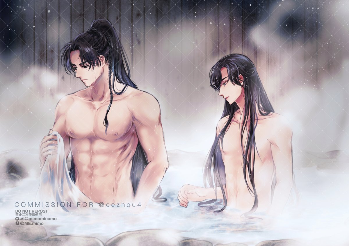 mimominamo's tweet photo. “Now I’ll have to soak in here until tomorrow.”

---QJJ/Ch.32

+++++++++++++++++++++++++++
Thank you @/cezhou4 for commission me! ❤️😃 

#qjj #将进酒 #Commission https://t.co/dq5eysE5K9