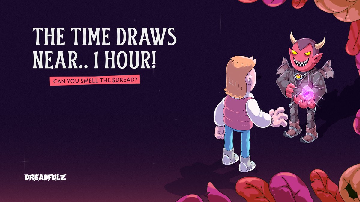 1 HOUR UNTIL DREADZLIST MINT!