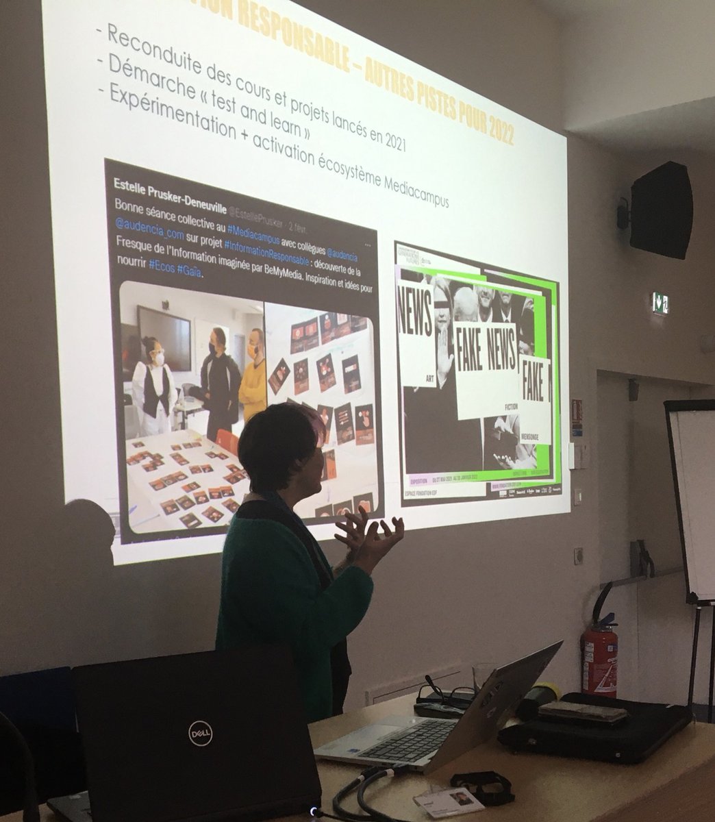 annemener's tweet photo. Merci à ⁦@EstellePrusker⁩ pour son retour d’expérience sur l’information responsable ⁦@audencia⁩ dans le cadre du #CongrèsAciege : les bibliothèques sont au cœur du sujet ! https://t.co/frV5ER6wHD