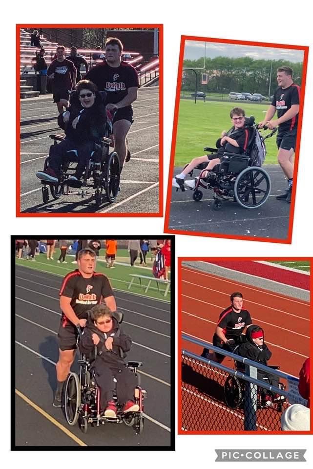 varmstrong25's tweet photo. @IHSAA1 Changing rules last minute eliminating wheelchairs being pushed for Unified Track😡. Taking the joy away from these kids is very sad. @ChampsTogether @UnifiedBarons 
#LetRachelRun https://t.co/MkvH6gh8ac