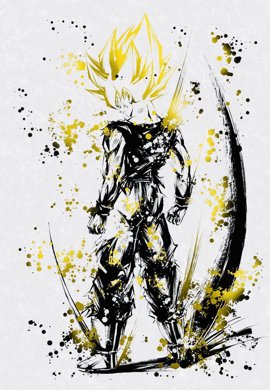 Dragon Ball ukiyo painting