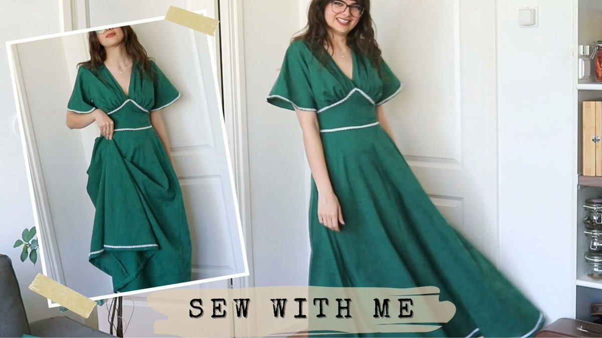 Loepsie's tweet photo. Making A Dress Without A Pattern *Successfully* 🧵🌼 Sew With Me https://t.co/P8CLKgnahB https://t.co/pggGOjyoXv
