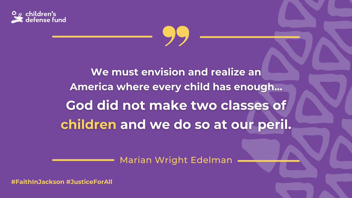 ChildDefender's tweet photo. We have a moral responsibility to ensure justices on our highest court are committed to equality for all. At CDF, we believe Judge Jackson will vigorously protect the civil rights that our children and families have fought tirelessly for. #FaithInJackson #JusticeForAll https://t.co/ctICXMWwaK