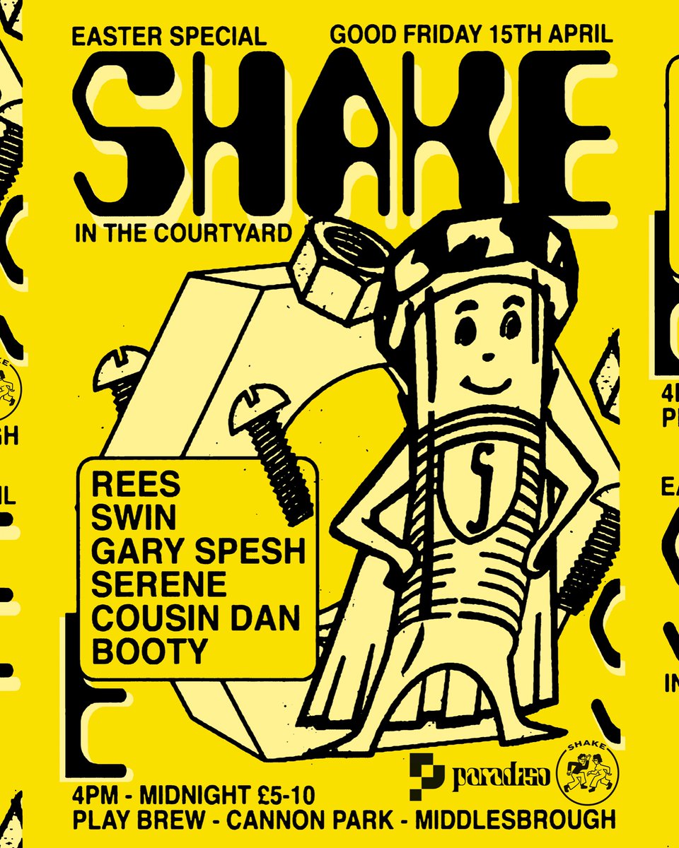 SHAKE in the Courtyard
Easter Special @ @PlayBrewCo 😈
Tickets on sale tomorrow @ 12pm.
x