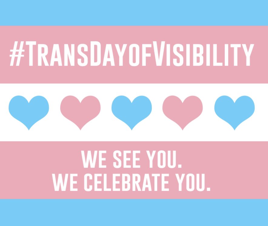 #TransDayOfVisibility #TransRightsAreHumanRights #trans #TransIsBeautiful #TransAlly 🏳️‍⚧️🏳️‍🌈💪🥰