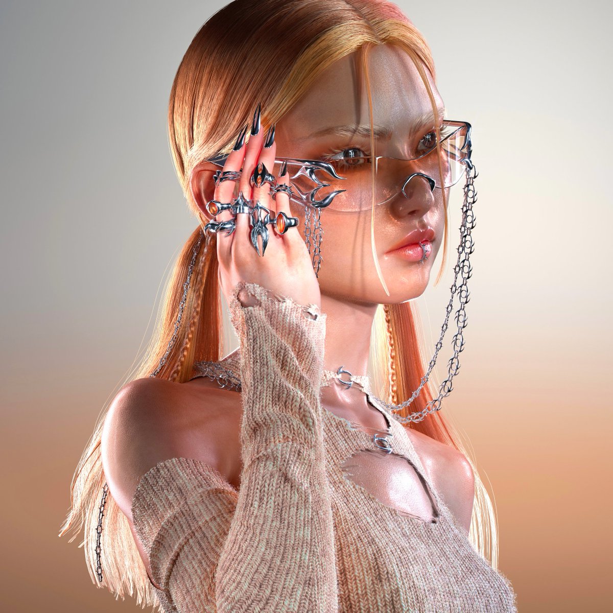 ✨ COUNTDOWN TO FVCK_AVATAR : 6 DAYS LEFT. ✨

Proud and happy to announce that I created 3 handmade 1/1 avatars for <a href="/fvckrender/">FVCKRENDER</a>  / <a href="/lvcidia/">LVCIDIA//</a>  ’s drop
I still can’t believe to be part of this💕

Get your ESSENCE// ready for redemption starting on April 6th.
opensea.io/collection/fvc…