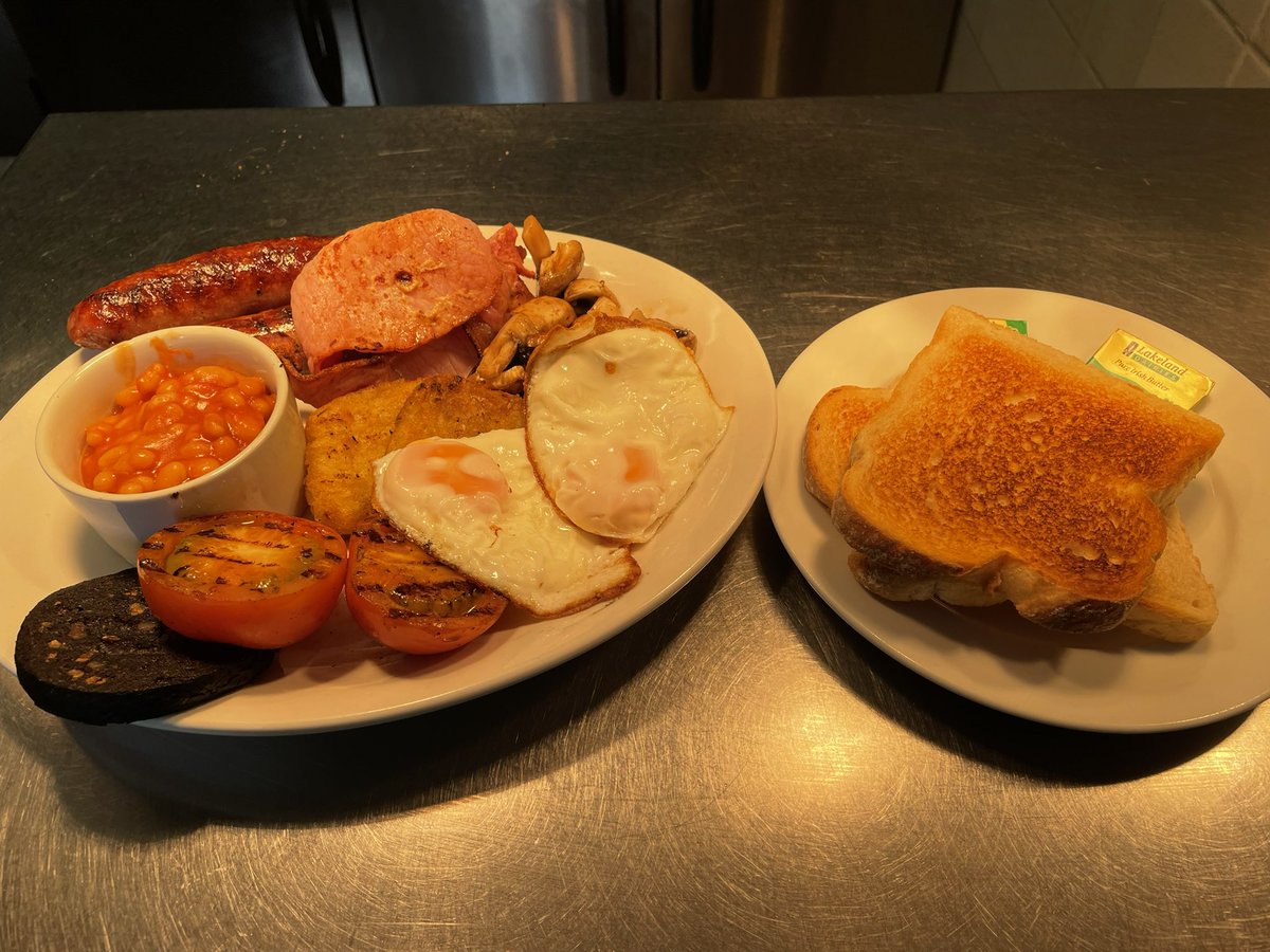 All this + tea or coffee for £9.50 @ The plantation tea rooms Polperro.