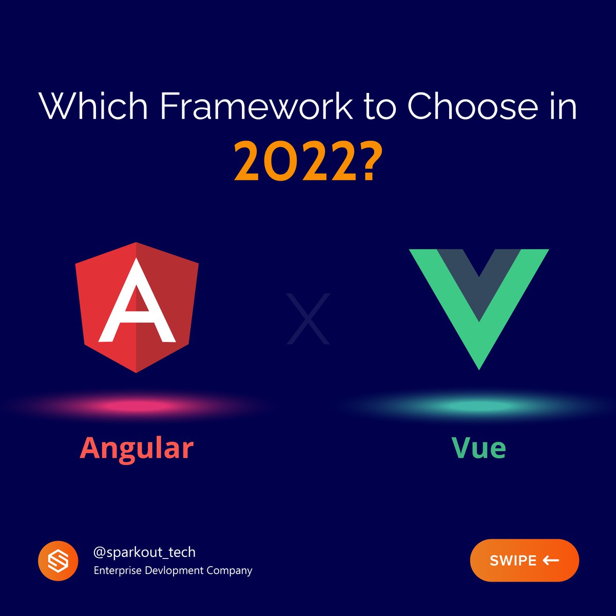 sparkouttech's tweet image. Analyzing Vue.js vs. Angular differences has only demonstrated how similar the two frameworks really are. But if your business needs scalability more than speed, then Angular is a great choice.
#Vue #angular #vuevsangular #frameworks #softwarecompany #softwaredevelopment