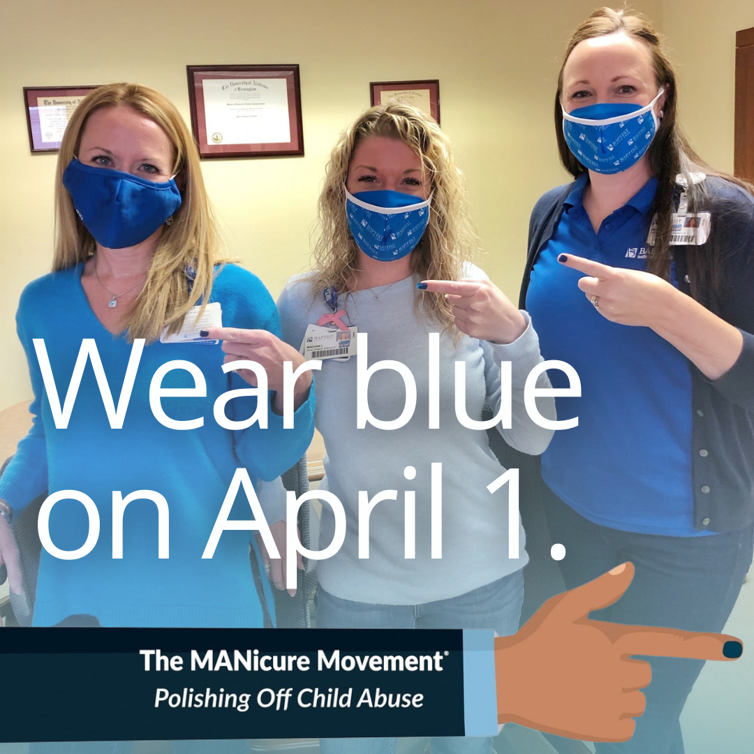embracefam's tweet photo. Don't forget to wear blue tomorrow, as we kick off #NationalChildAbusePreventionMonth to show your support for ending #childabuse and the #manicuremovement. https://t.co/YI9uCUXqiU