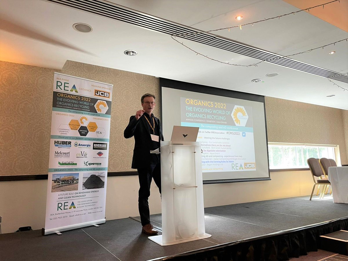 Our third session at Organics 2022, focussing on 'meeting future challenges', is chaired by Justin Dampney from <a href="/This_Is_Eco/">Eco Sustainable Solutions Ltd</a>.

The first speaker of the session is Dominic Schofield from Mint Green Sustainability on the alternatives for red diesel.