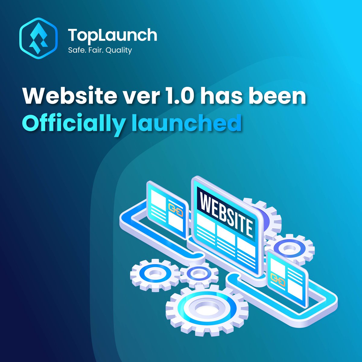 TopLaunchio's tweet photo. 📢We are pleased to announce that TopLaunch's website version 1.0 is now available.
🎯The functions on the website are being tested and Toplaunch will soon open for sale projects
👉Join now: https://t.co/PG5TovOCXa
#TopLaunch #launchpad #Web3 #website #ver1 https://t.co/p6bRqK1rk0