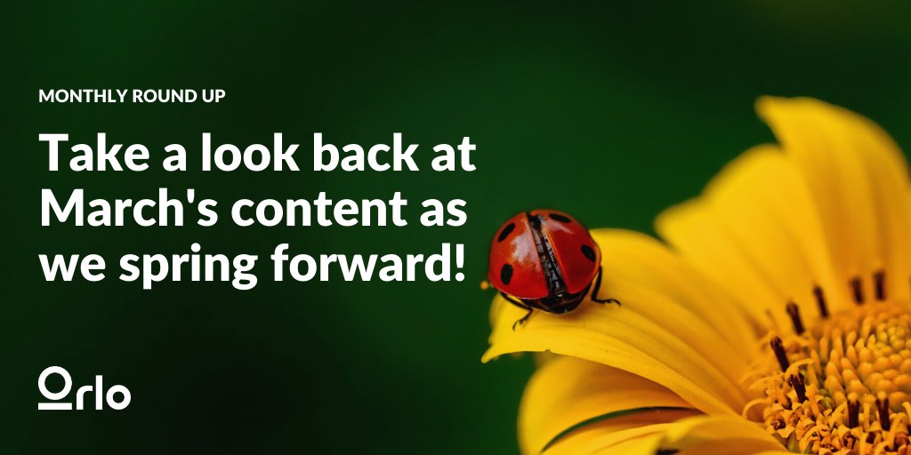 HelloOrlo's tweet photo. MARCH ROUND-UP 📚

In case you've been caught up in the March madness, here's a round up of our most useful resources from the past month! 💡

Enjoy ➡️ https://t.co/5nB74yXzas https://t.co/iEBUiQhPei