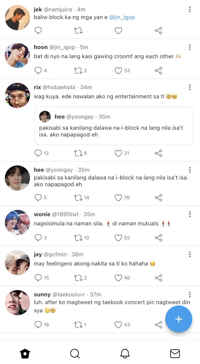 624sun_'s tweet photo. #sunjayau
taekooker sun and jikooker jay na laging nagbabardagulan sa twitter na source of entertainment ng mga stan twt moots nila sa timeline. pero ‘di nila alam na magkakilala sila irl and at crush ni sun si jay. https://t.co/nSMBb5C9Rl