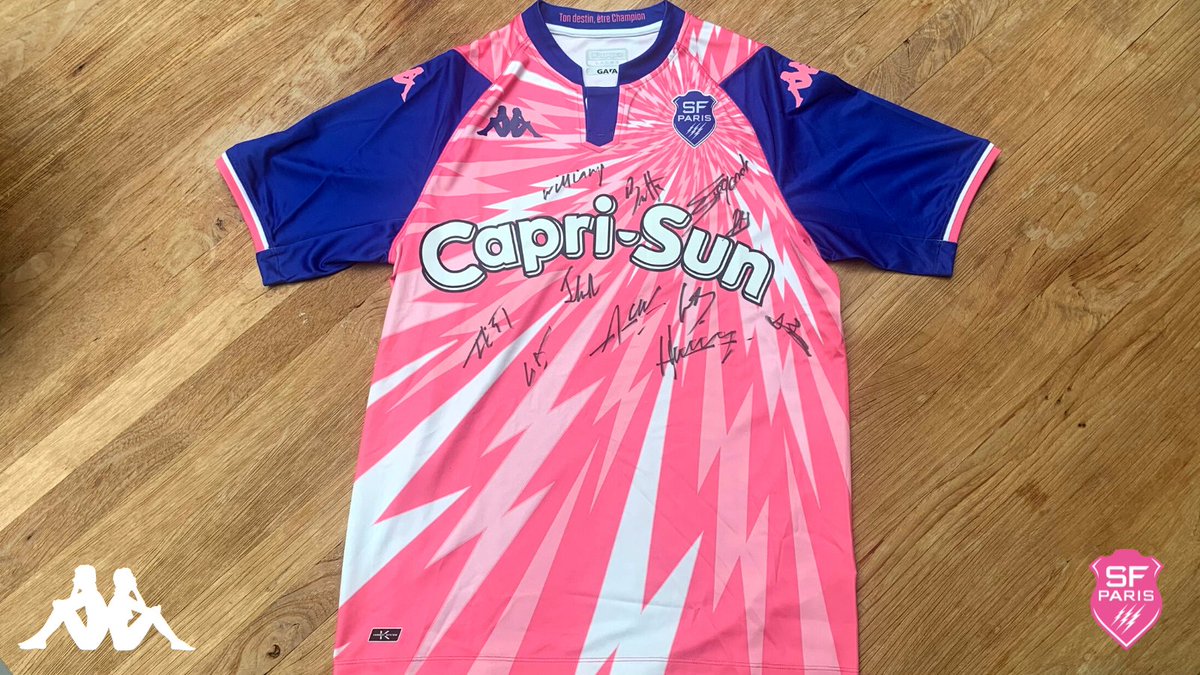 KappaFrance's tweet photo. 🎁Tentez de gagner un maillot dédicacé par les joueurs du @SFParisRugby à l'occasion du Derby contre le Racing 92 

👉Pour jouer, RT + follow @KappaFrance et donne en commentaire le score exact du match.

Bonne chance à tous 🍀

#KappaSport #SFPR92 #Kappa https://t.co/YPejA41f2D