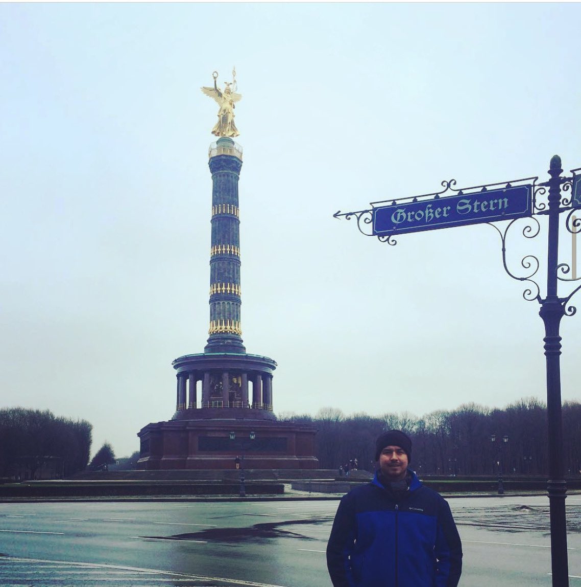 TampaJay_'s tweet photo. Throwback Thursday! Berlin Germany 2016. I climb to the top of that thing #BerlinVictoryColumn #tbt https://t.co/gO4g0algFA