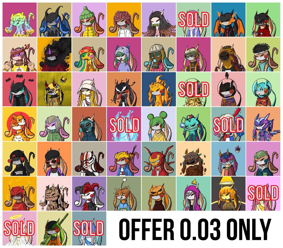 Salam semua pentasian. Nagaku accept offer 0.03BNB phase 2 ni sampai esok jumaat 12am 1/4/2022🤩✨ Collect 3 boleh claim Custom🙌🙏 Bantu retweet ye💛

Link: app.pentas.io/user/0x7fe8534…