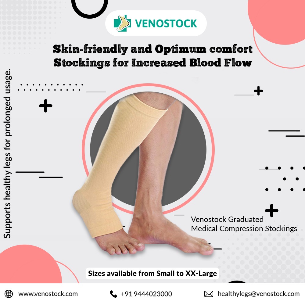 Skin-friendly and Optimum comfort Stockings for Increased Blood Flow
Supports healthy legs for prolonged usage.
Venostock Graduated Medical Compression Stockings
Sizes available from Small to XX-Large

For orders, call 9444023000
Or visit https://t.co/izsk0V91jv

#compression https://t.co/HDZjwPCTsL