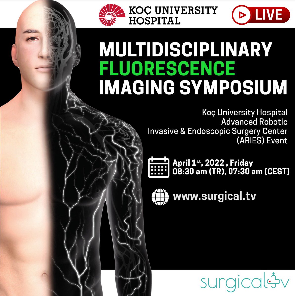 cerrahitv's tweet photo. Multidisciplinary Fluoresence Imaging Symposium live at https://t.co/o3dB9o0I43 https://t.co/eDDQp7L1Od