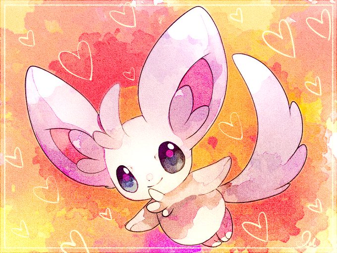 図鑑No.572 チラーミィ
 #LKのポケモンずかん 