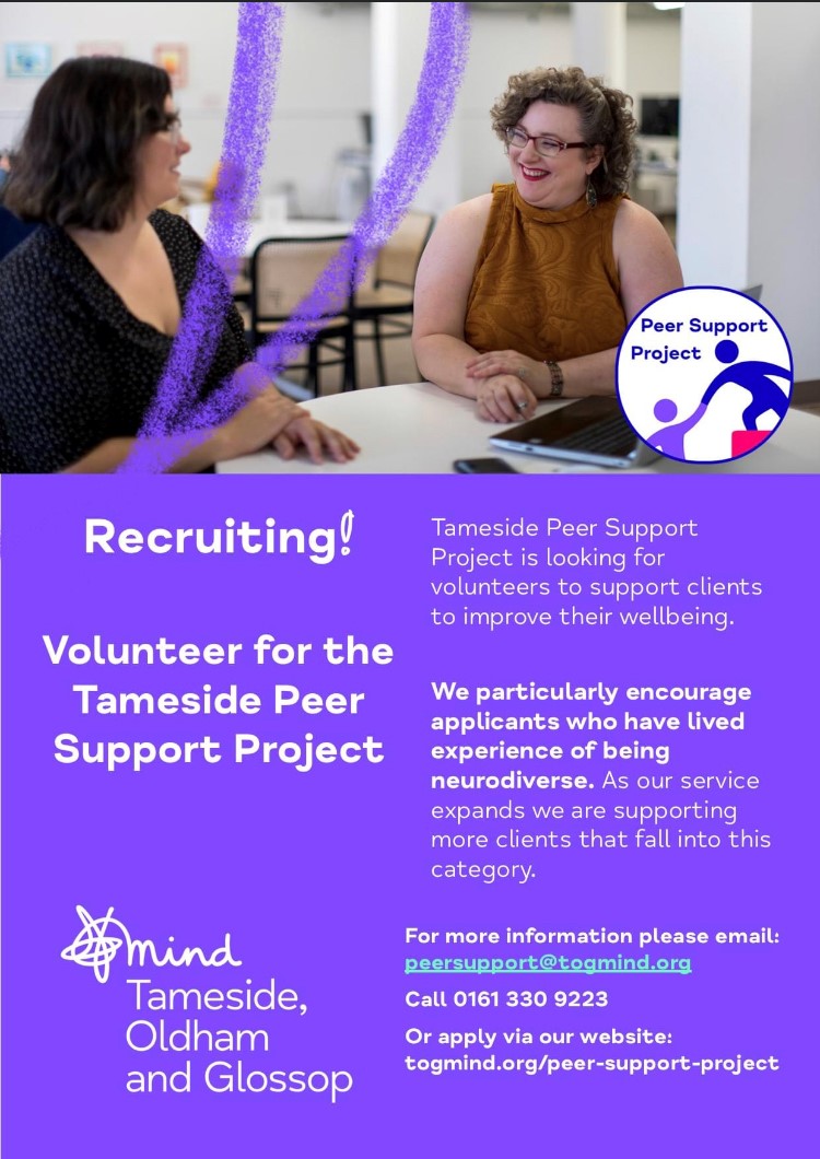 AUTISTIC PEER MENTORS NEEDED Do you have lived experience, willing to provide support and advice to newly diagnosed adults. @TOGMind is matching autistic adults to help with goal setting/ motivation/ accessing wellbeing activities, improving isolation #AutismAcceptanceWeek ES