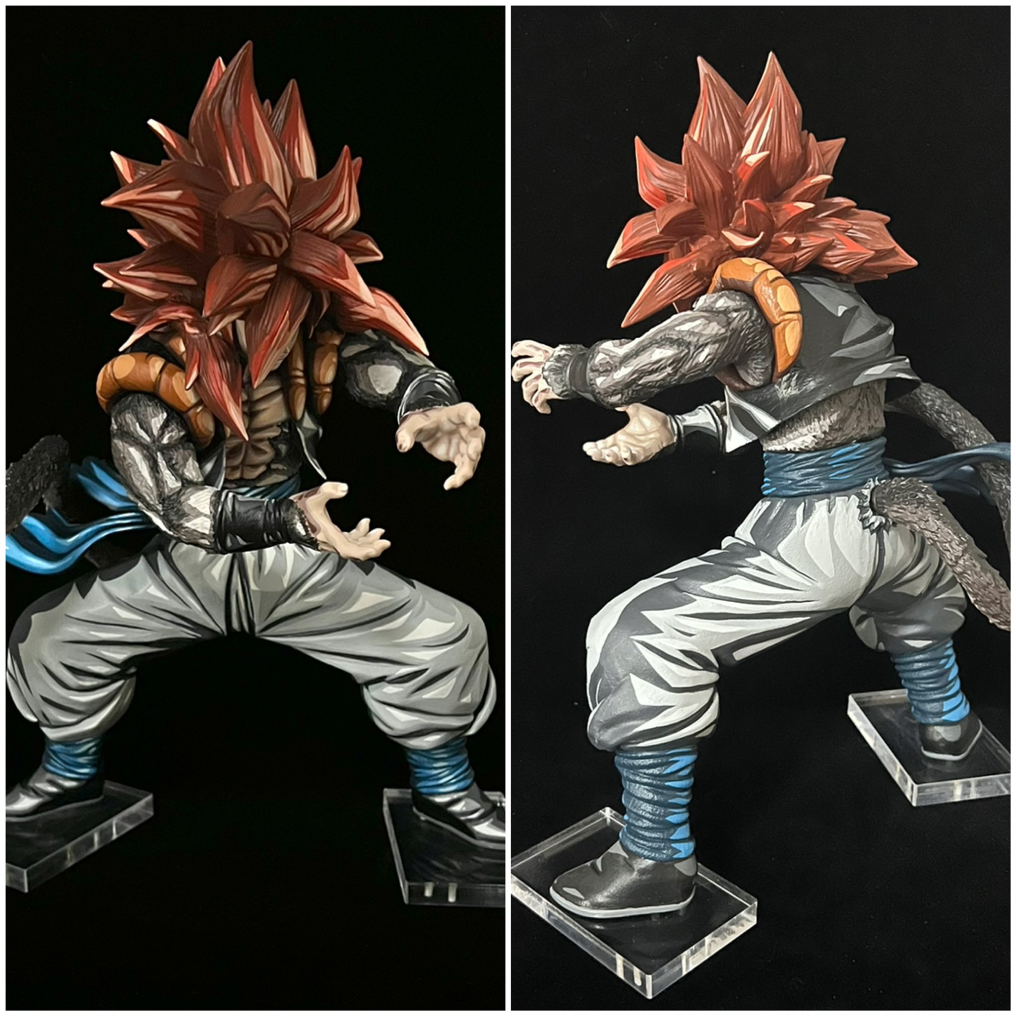 ゴジータ。メタリックバージョン。 世界に100体限定!!超レアなフルメタリック塗装の「ゴジータ」が