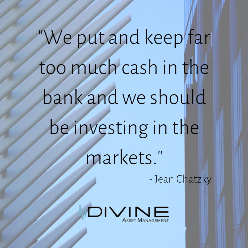 Of course, everyone's financial situation is different, but investing is an important part of every financial plan. Be sure you have your emergency  account funded first! #Divine #Finance #Investing #Saving #ThursdayThought