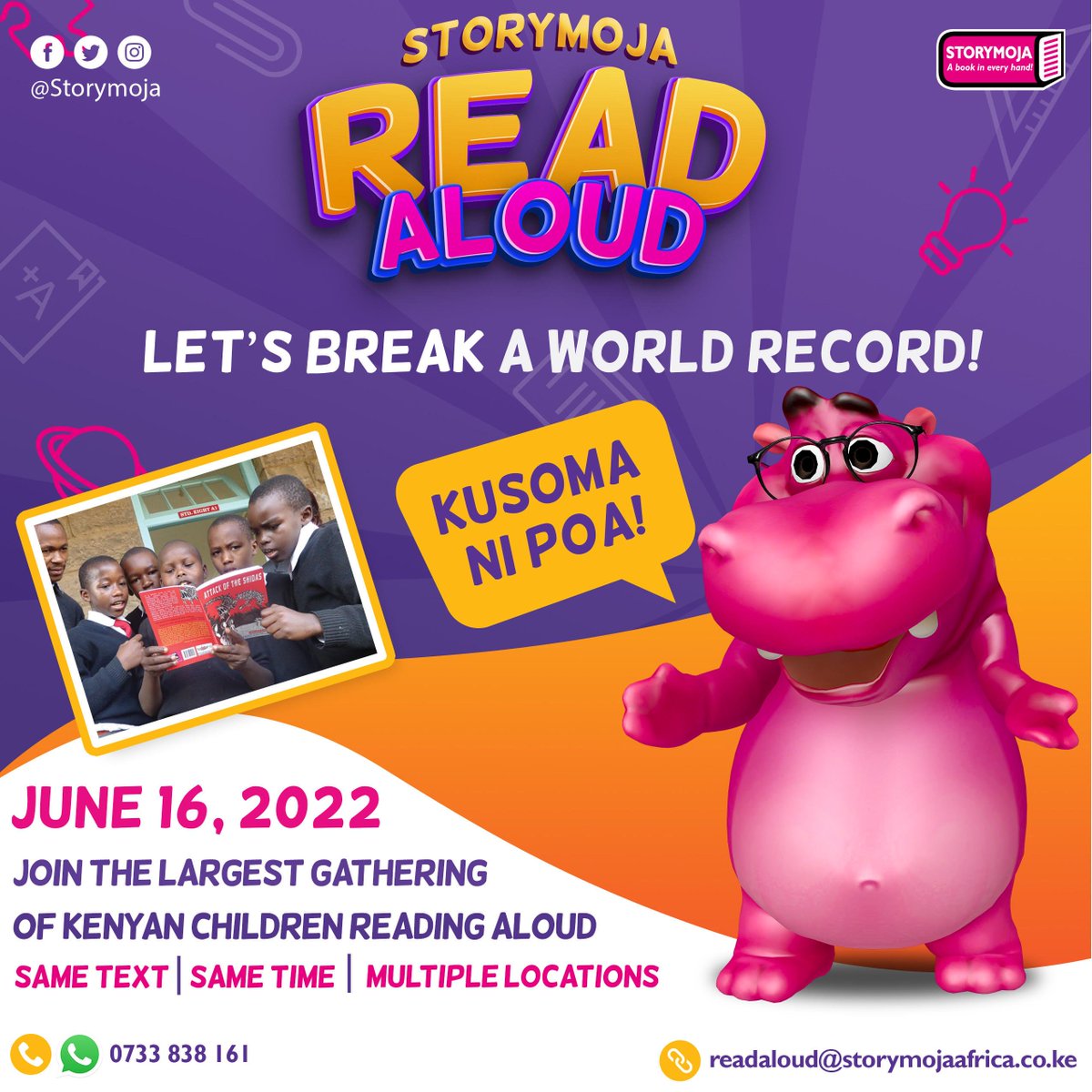 mozzdeff's tweet photo. Its my hope that you can take a few moment to be a reading Ambassador together with @Storymoja @AllforBooksKe with Kenyan Children to make this dream come true!ASANTE SANA. https://t.co/ZTpH739t4B