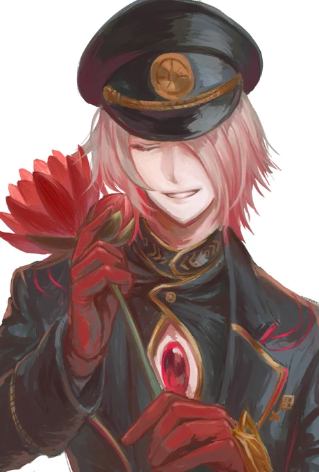 左:ラフ(に直接加筆を進めた)レイヤー右:完成した絵#このタグを見た人はラフ画とその完成絵を見せる 