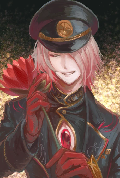 左:ラフ(に直接加筆を進めた)レイヤー右:完成した絵#このタグを見た人はラフ画とその完成絵を見せる 