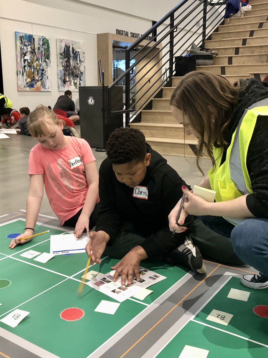 FishersIN's tweet photo. There’s some new city planners in town! Third graders from @HSESchools @FESTigersHSE are participating in the Box City urban planning workshop today and building a smart, vibrant and entrepreneurial city from cardboard boxes with the help from Fishers Planning &amp; Zoning. https://t.co/YXWOzu8zT9