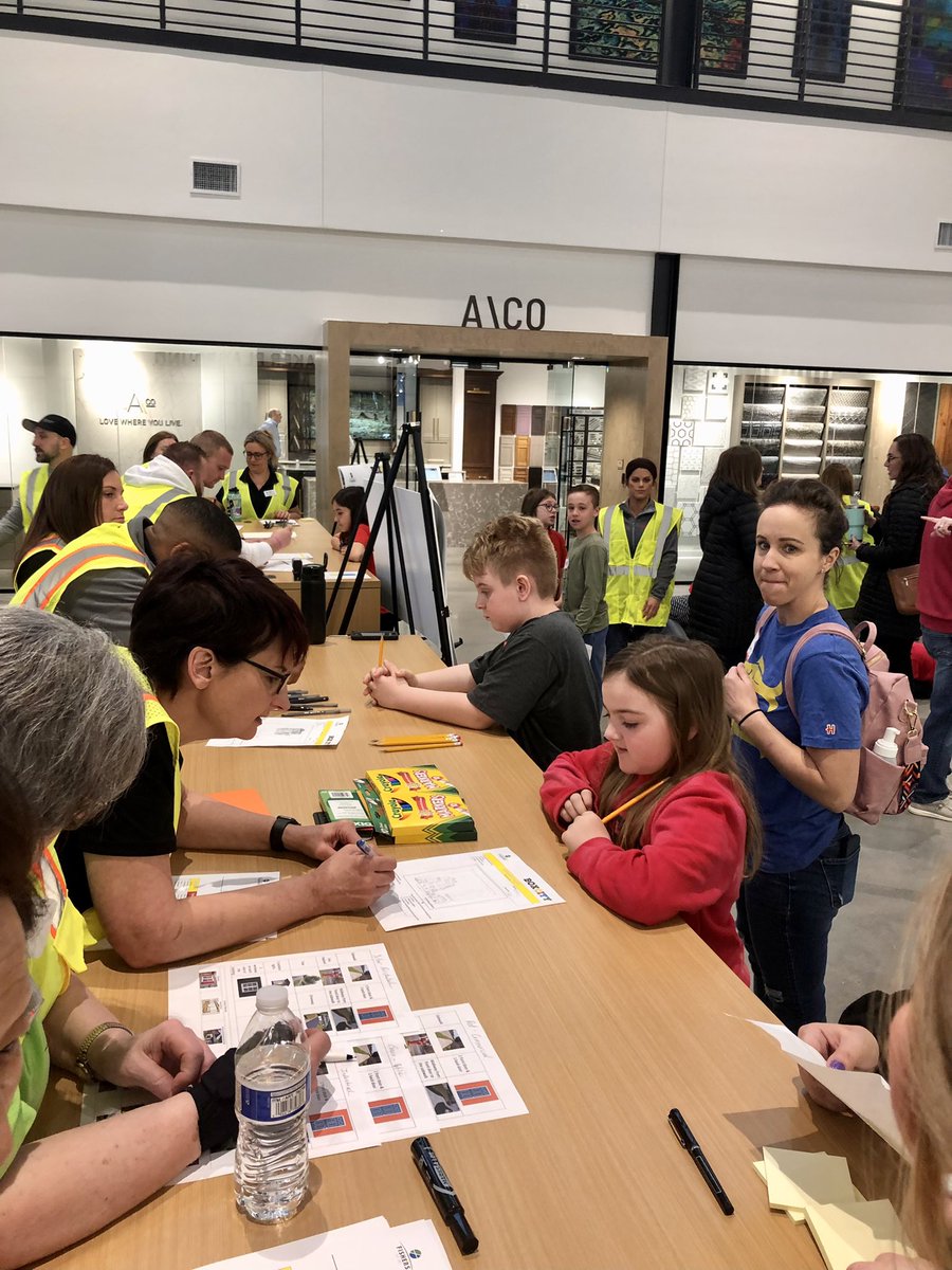 FishersIN's tweet photo. There’s some new city planners in town! Third graders from @HSESchools @FESTigersHSE are participating in the Box City urban planning workshop today and building a smart, vibrant and entrepreneurial city from cardboard boxes with the help from Fishers Planning &amp; Zoning. https://t.co/YXWOzu8zT9