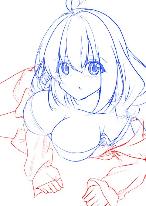 こんな感じのあかりちゃんかりかりなう
※ラフ 