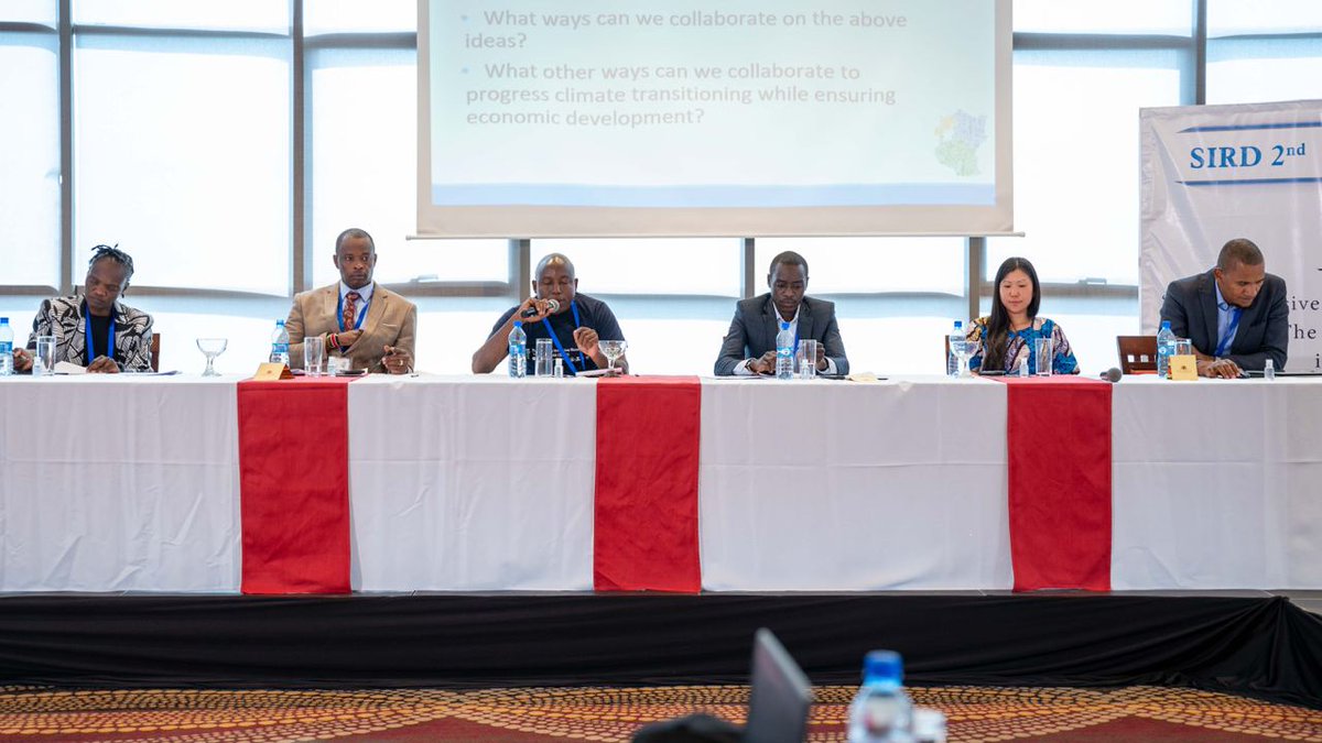 InSird's tweet photo. of ensuring robust implementation of climate and development policies. Panelists: Patricia Nyaundi, Stephen Kuria, Yusuf Jobwe, Samuel Ngei, Laura Faryna, and Justus Omollo. https://t.co/MqYKzAybXS