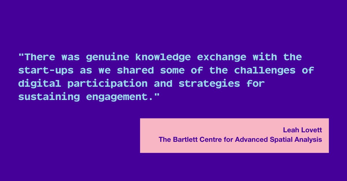 In the last of our #CreativeCitiesChallenge mentor focus highlights, we introduce @leahlovett, artist and research fellow @CASAUCL ucl.ac.uk/bartlett/resea…