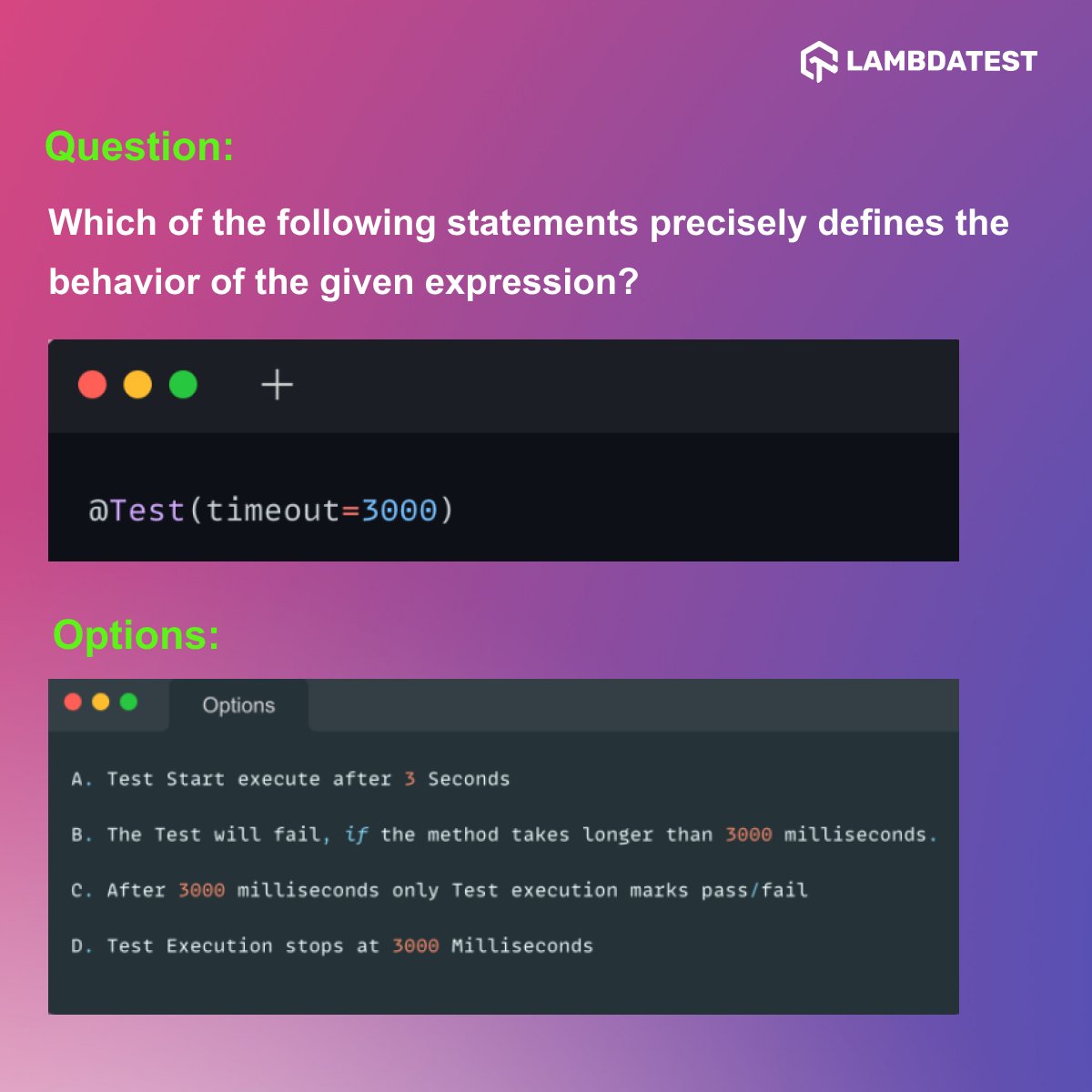 lambdatesting's tweet image. Here is the next question in the #LambdaTestCodingChallenge series🚀
𝐂𝐡𝐚𝐥𝐥𝐞𝐧𝐠𝐞 𝟏𝟏 (𝐌𝐚𝐫𝐜𝐡 𝟐𝟐) 📅
#CodeFestMar2022