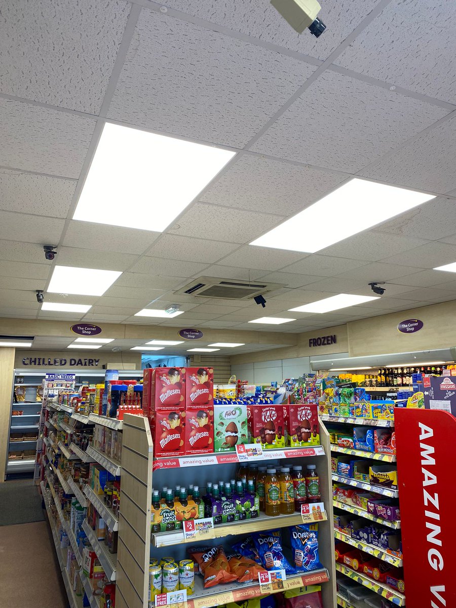 SteadElectrical's tweet photo. LED lighting upgrade to the local corner shop in Joydens Wood 💡
Materials supplied by @YESSSElectrical
#led #lightingupgrade #shoplighting #cornershop #joydenswood #steadelectrical #yessselectrical https://t.co/alWGBl0PJ7