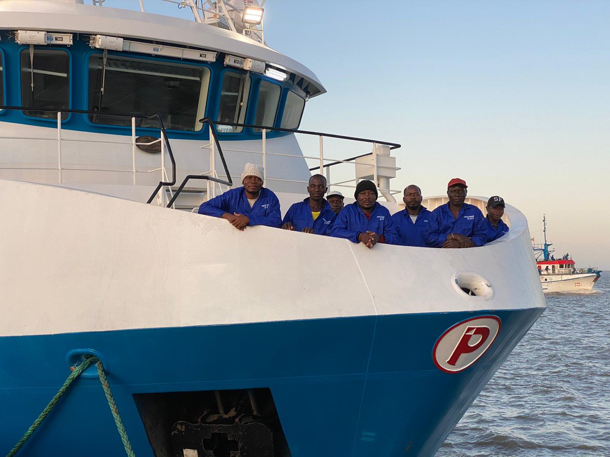 PescanovaCorp's tweet photo. ✅Comenzamos la temporada de pesca de #langostino en #Mozambique 🦐🦐 ¡Buena campaña, compañeros de #Pescamar! 👏👏👏 @pescanova_es https://t.co/PjZ9BK1DII