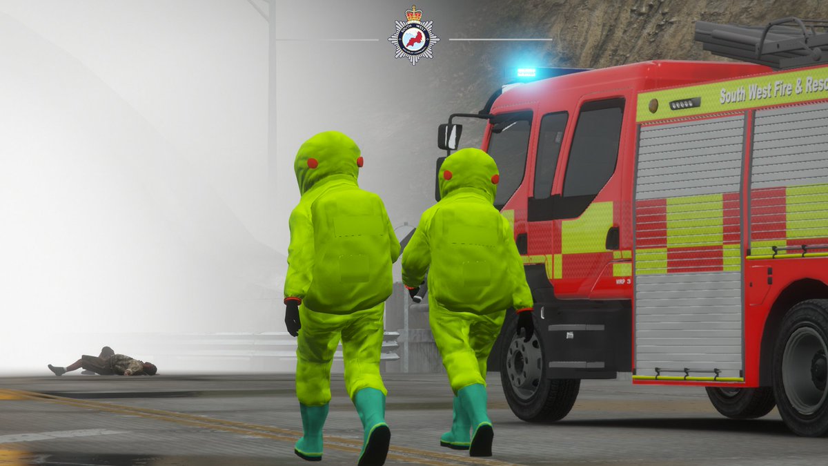 DRP_1101's tweet photo. The other day we had a Hazardous materials job, which included a Lorry RTC. This lorry was carrying magnesium powder and this powder is known to be very flammable and combustible, D class powder was used to extinguish the fire safely. https://t.co/ZAxQdyjCch