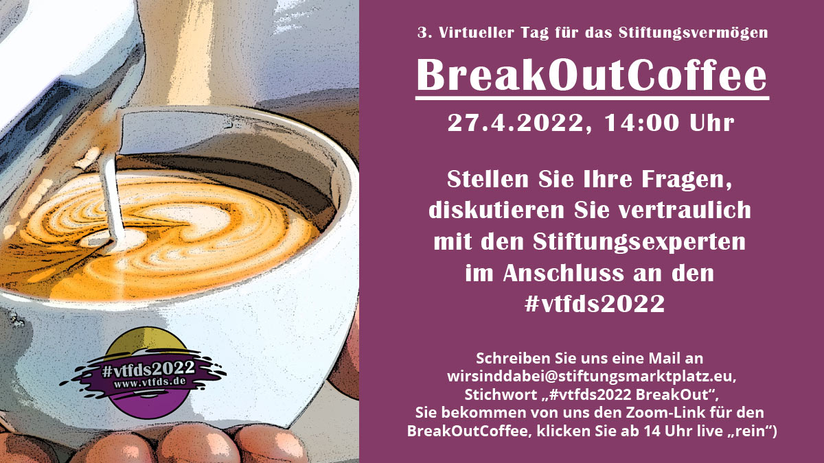 StiMaPla's tweet photo. Come in and break out. #BreakOutCoffee @#vtfds2022, ab 14 Uhr. https://t.co/eVD3iC9Au4 https://t.co/wO2vRXZUEc