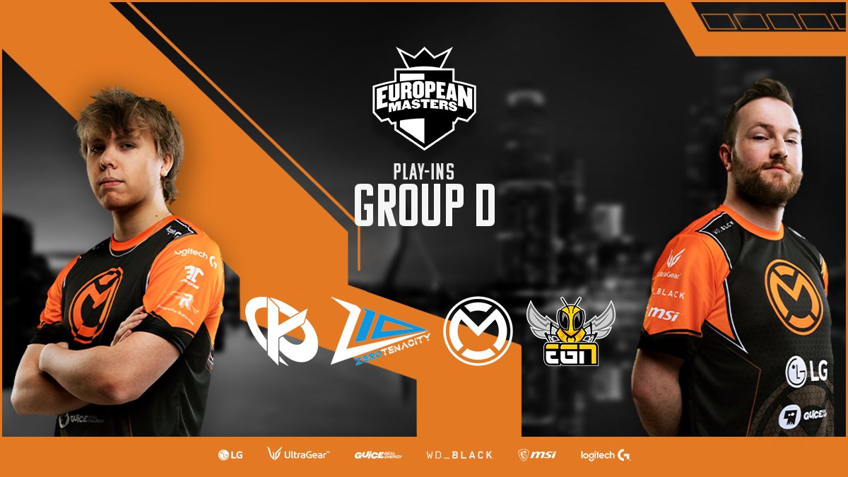 mConesports's tweet photo. Let's get ready for the @EUMasters Play-ins! 🤩 We will compete against 👇
🔸️ @KarmineCorp
🔸️ @Zero_Tenacity
🔸️ @EGNesports
🔥 Save the date: April 4th! 🔥
#mConhype #LoL #EUM #EUMasters #LegendsofLegends https://t.co/R0cX3ev0ih