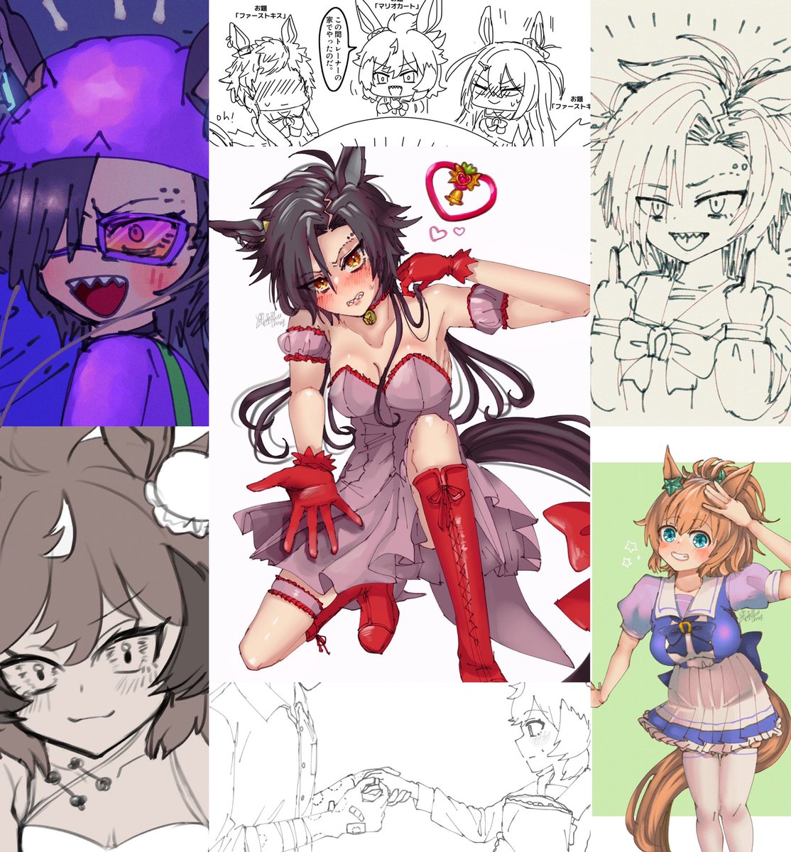 #今月描いた絵を晒そう
#実装するまで1日1ウインディちゃんなのだ
計44枚。(別垢で載せた絵も添えて)