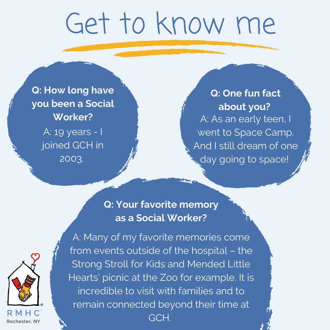 To close out Social Worker Appreciation Month, we would like to give a very special shout out to Jennifer Tillou. Thank you for all your hard work and dedication. We appreciate everything that you do for RMHCR and our families!

#socialworkerappreciation #RMHC